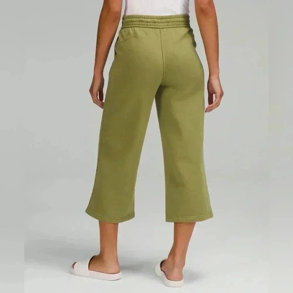 Lululemon Loungeful High-Rise Wide-Leg Cropped Pant | Women's Capris size 2 - Picture 2 of 13